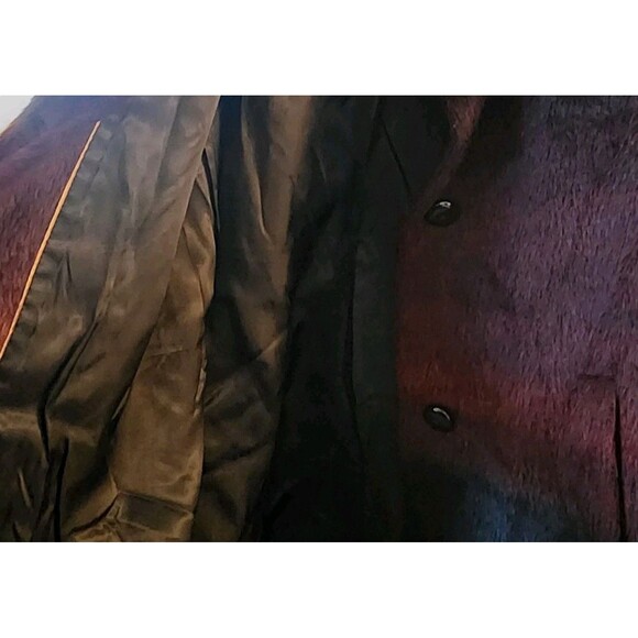 Katherine Kelly Peru Alpaca Wool Blend Ombre Coat Jacket Women’s Size 14 - Picture 11 of 12